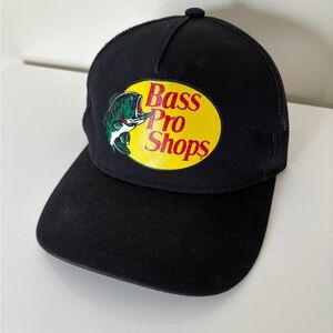 Bass Pro Shops Black and Yellow Logo Cap